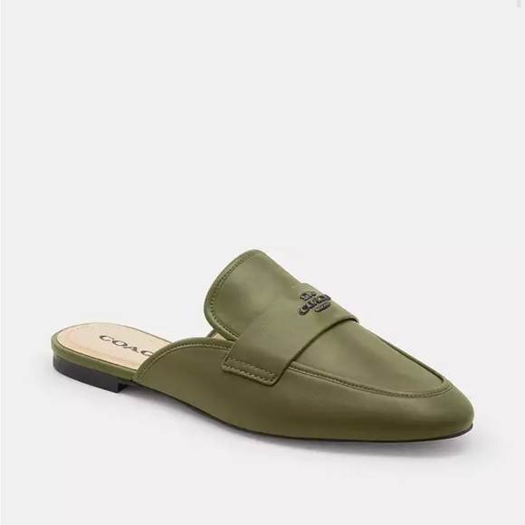 Coach Samie Slide in Military Green - Picture 1 of 4